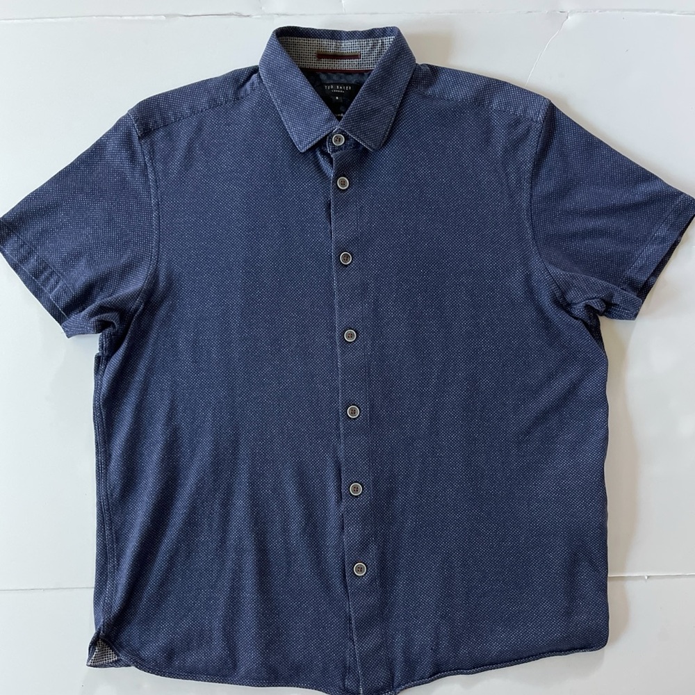Ted Baker Navy Blue Polo Shirt
